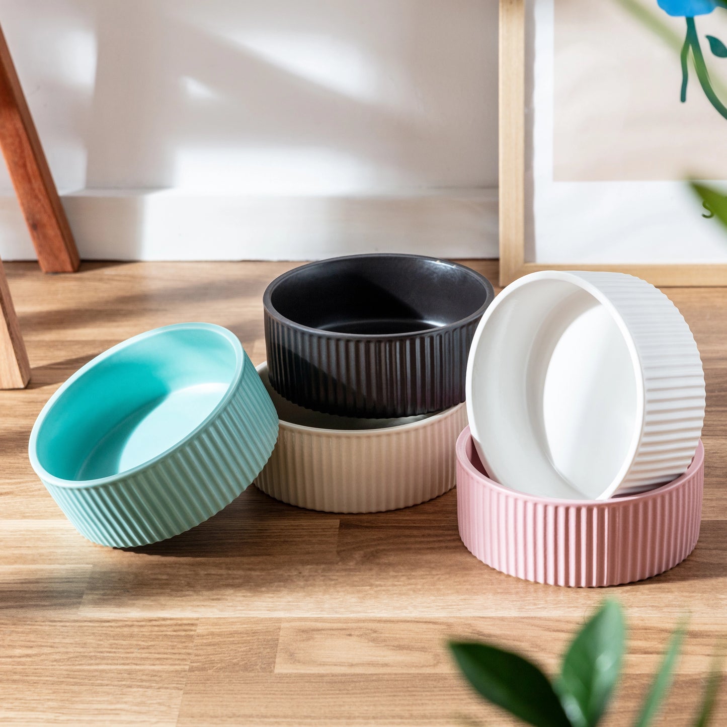 Jardin Napf Kollektion mit geriffelt und matter Optik