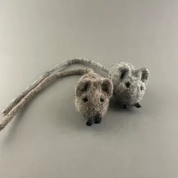 Katzenmaus aus weichem Filz, Katzenspielzeug, Farbe wählbar